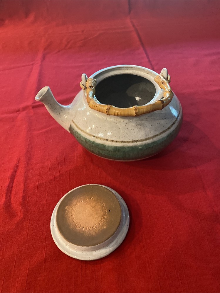 Pottery Craft Glazed Tea Pot