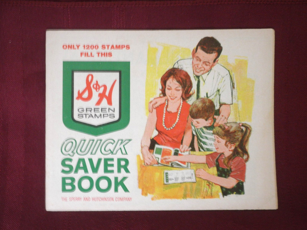 S&H GREEN STAMP QUICK SAVER BOOK (EMPTY)