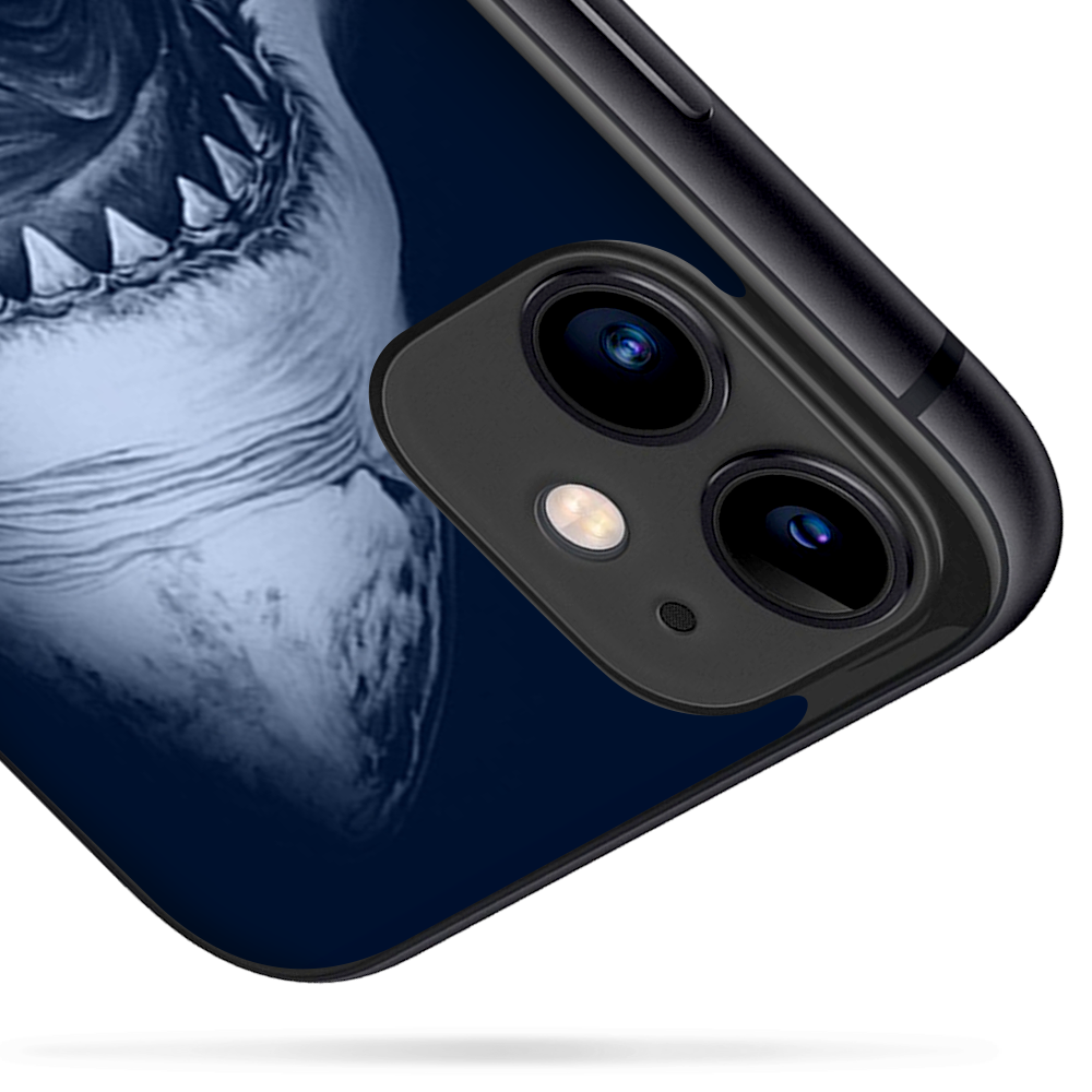 Skins Decal Wrap for Apple iPhone 11 - Shark attack