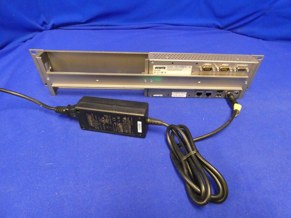 Evertz Quartz CP-2116E-H System Control Panel w/1 Evertz Power Supply, Rackmount