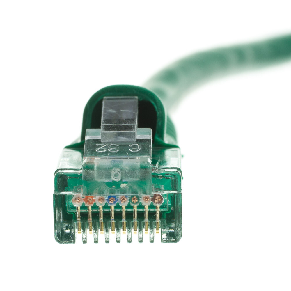 Snagless 3 Foot Cat5e Green Network Ethernet Patch Cable