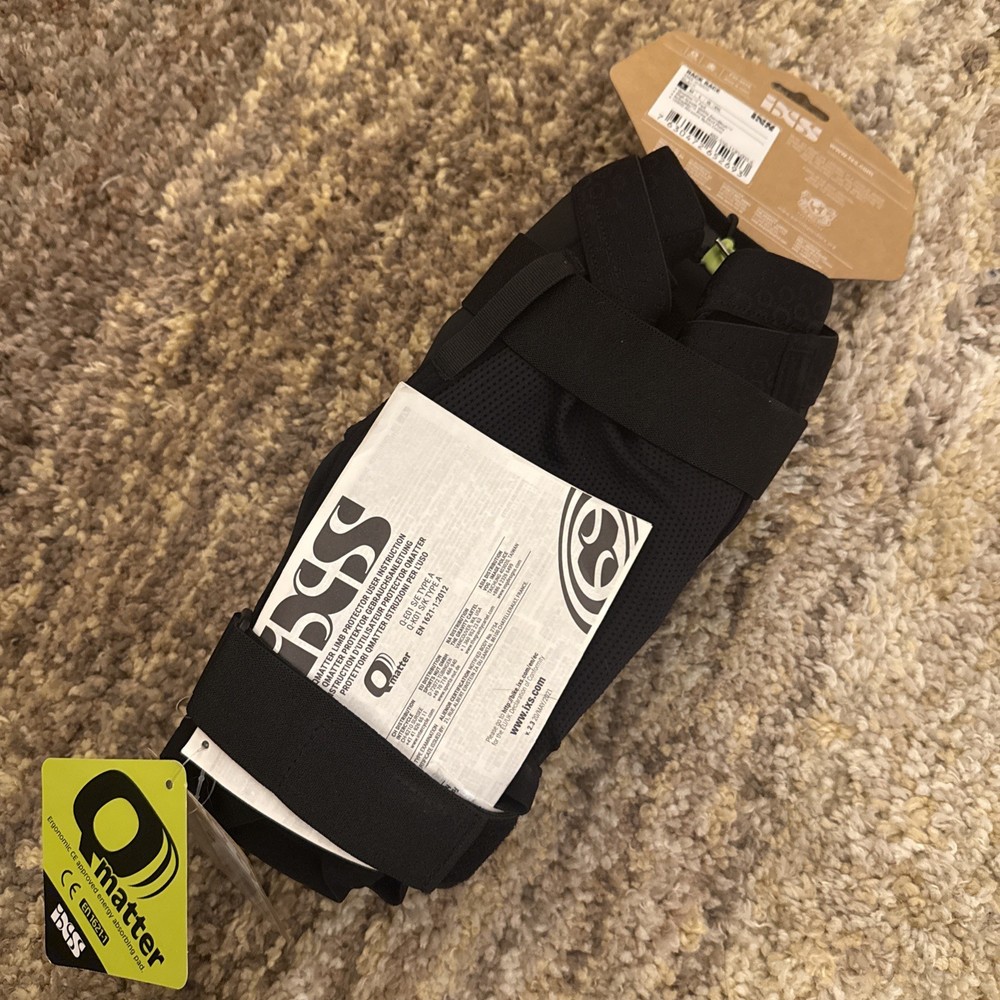 iXS Hack Race Knee Guard Black S
