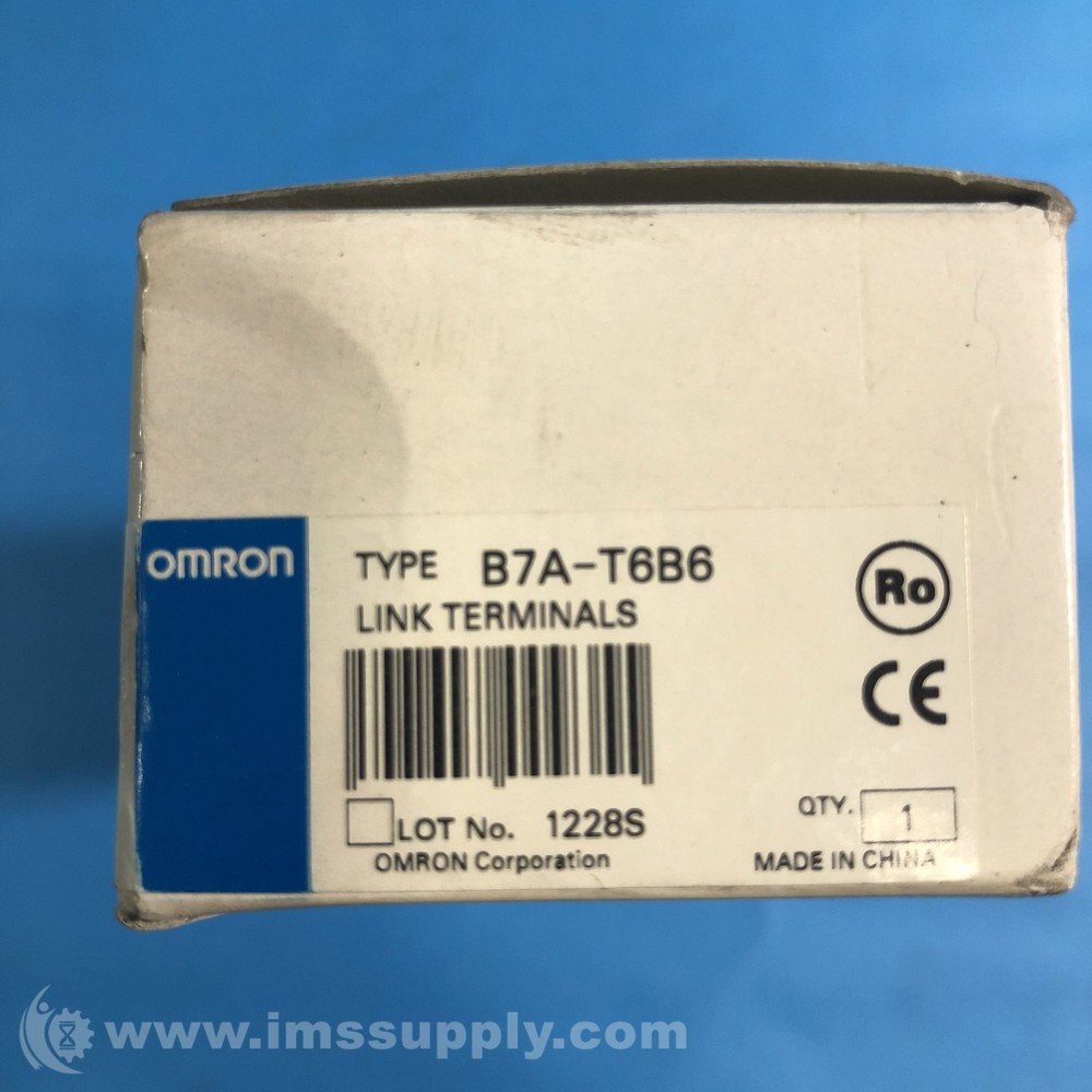 Omron B7A-T6B6 Link Terminal FNFP