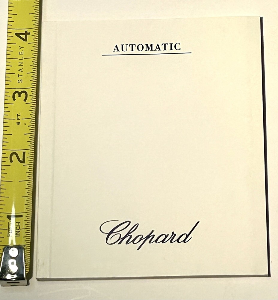 New Authentic CHOPARD Automatic Instructions Booklet Manual