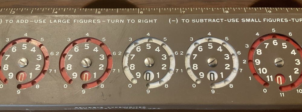 Model C ADDOMETER Portable Adding Machine with Stylus & Platform