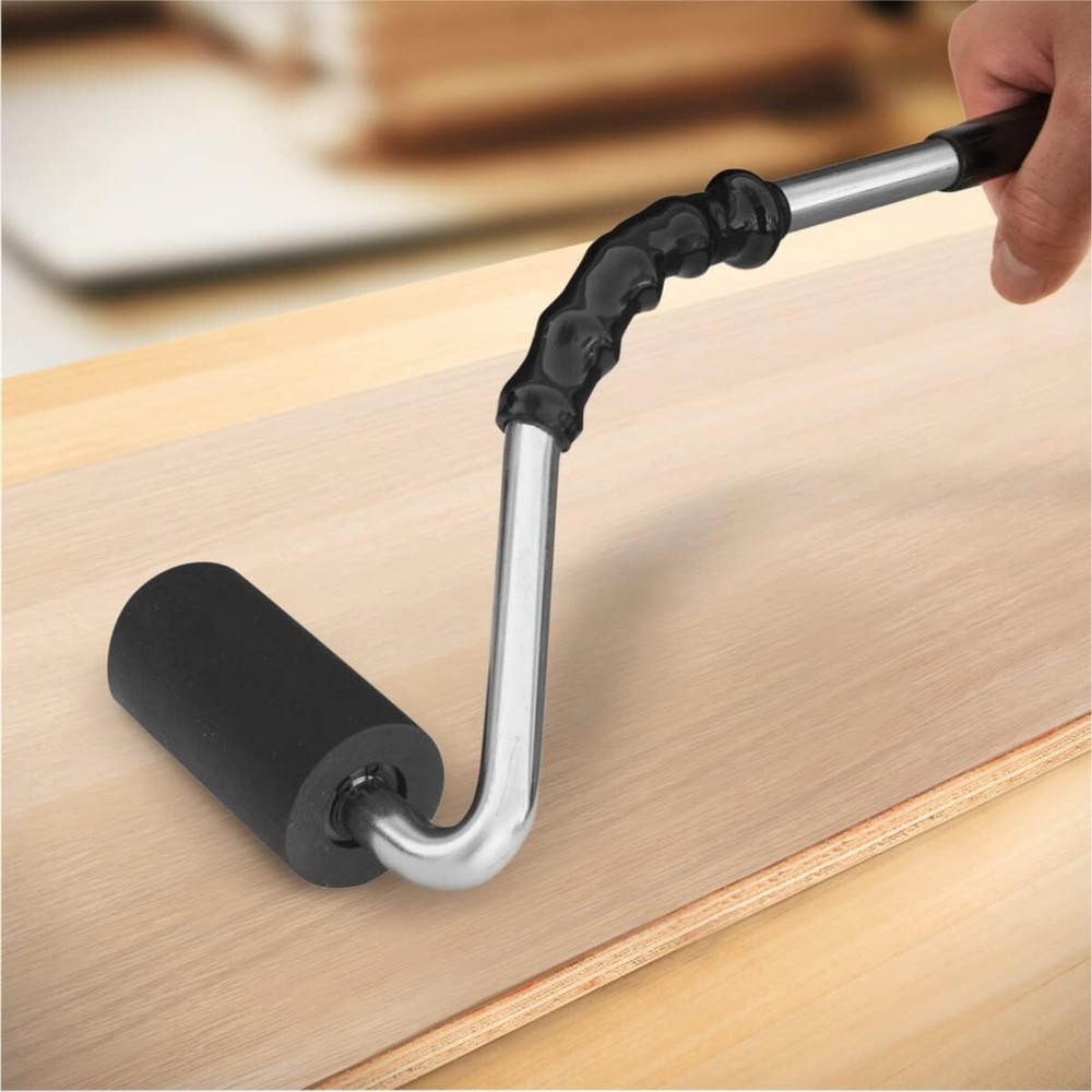 POWERTEC 71802 Long Straight Handle J-Roller and Curved Handle J-Roller