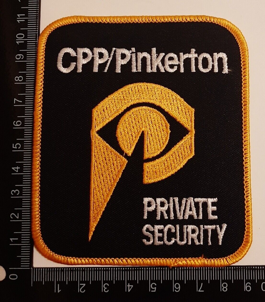 CPP Pinkerton Private Security Patch