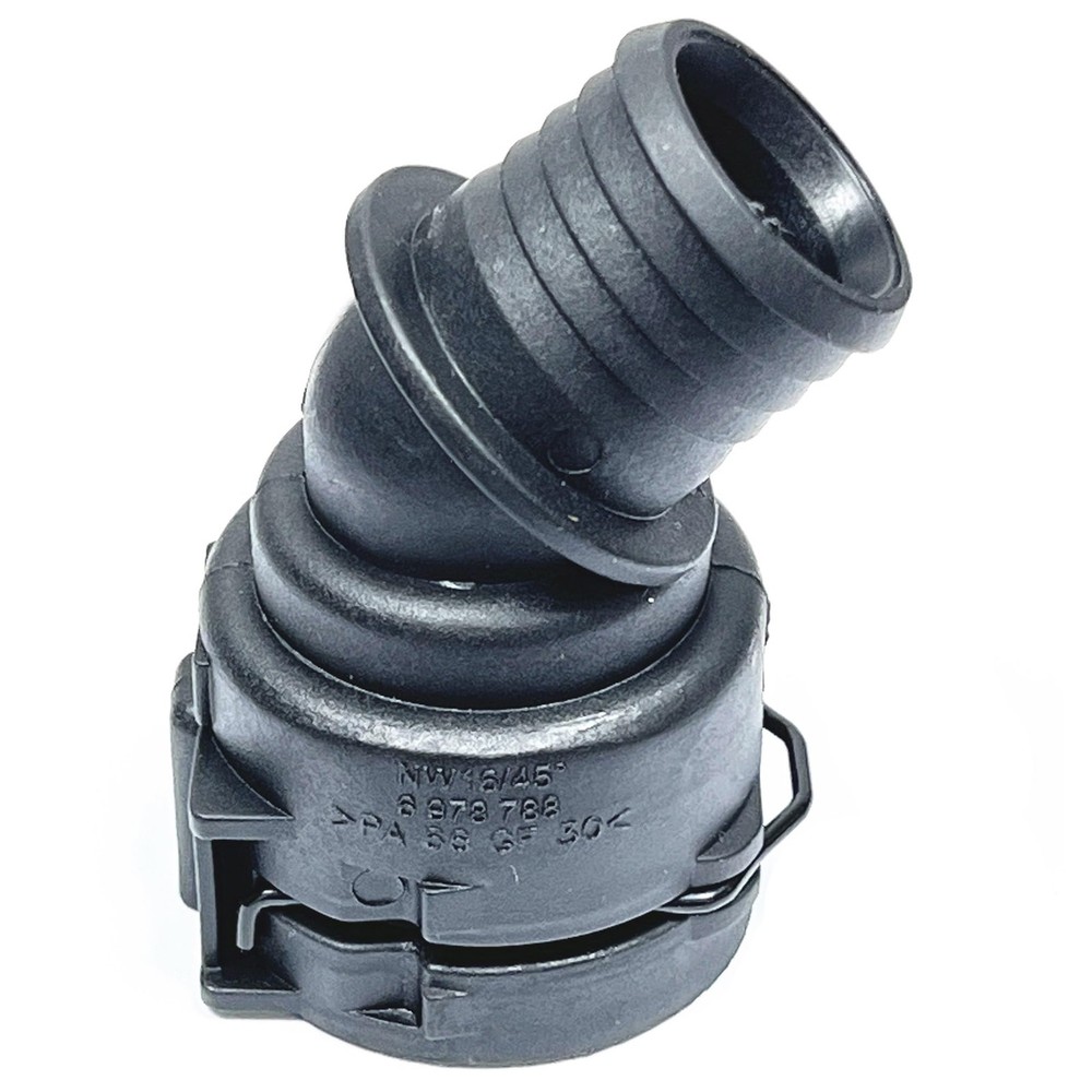 6978788,NW16,45°,Coolant Hose Connector Adapter,Radiator Pipe 22mm, Black