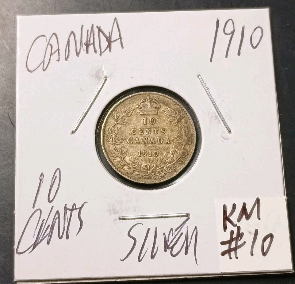 Canada 1910 10 Cents (KM.#10)