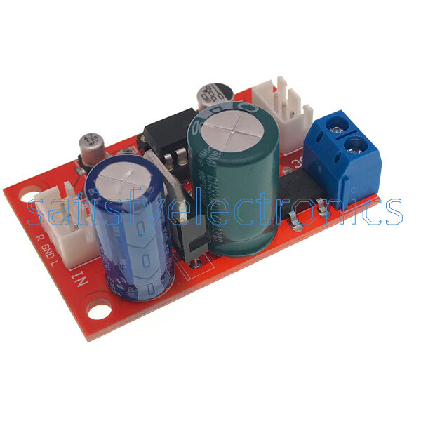 NE5532 Dynamic Microphone Stereo Preamp Amplifier Board DIY DC9-24V AC8-16V