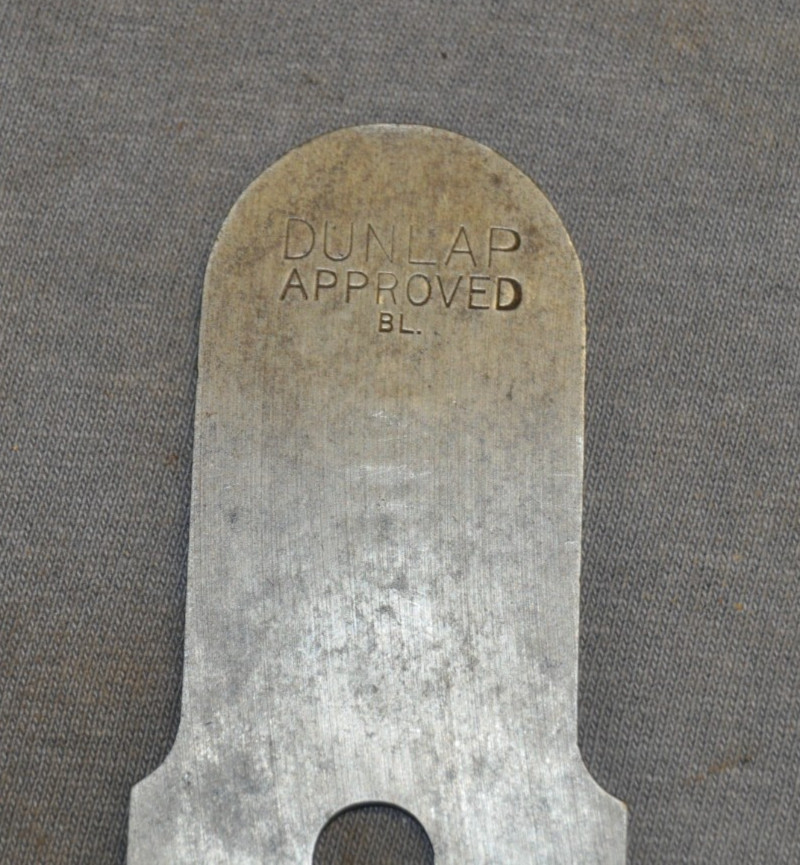 1 5/8" block plane blade Dunlap approved BL