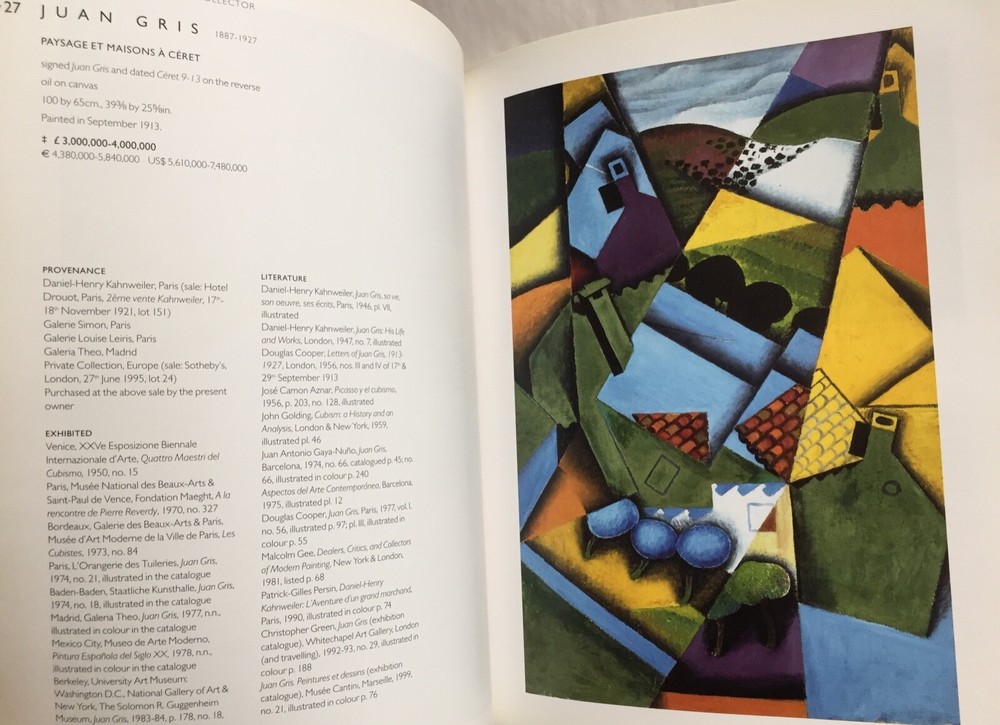 Sotheby's Catalog Impressionist & Modern Art 2005 Softcover Reference Degas Gris