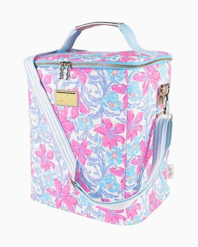 Lily Pulitzer Beachside Haven Wine Carrier NWT