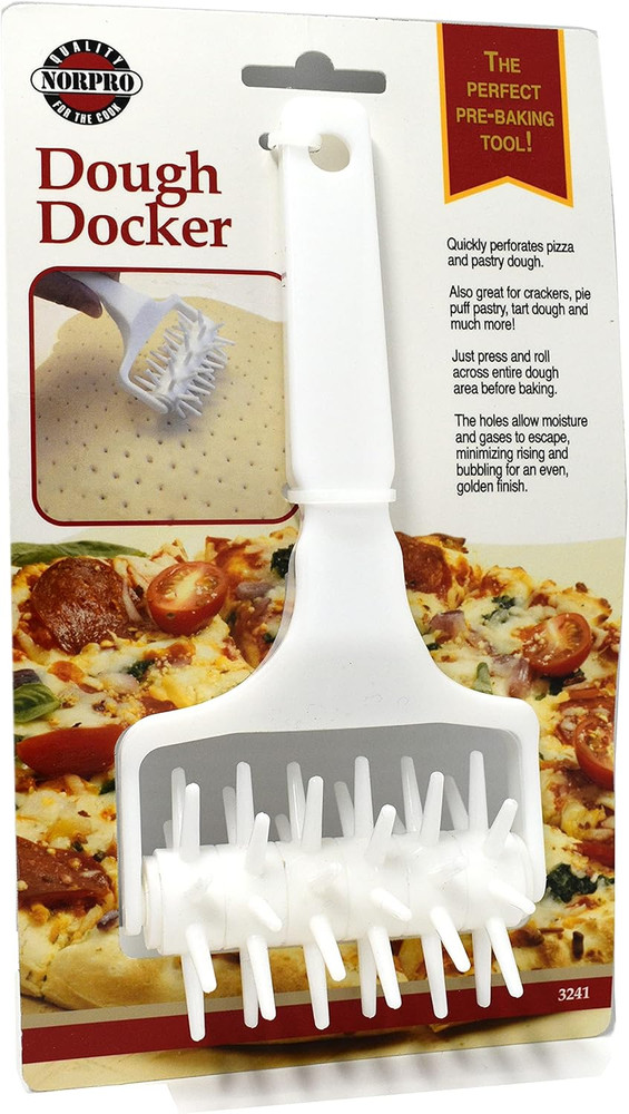 Docker for Pizza Crust or Pastry Dough, White,3241