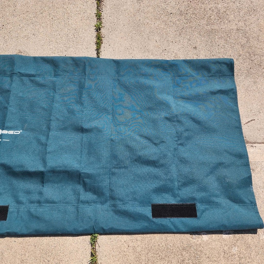 Disc-O-Bed Large Portable Camping Bunk Cot REPLACEMENT CANVAS - Green