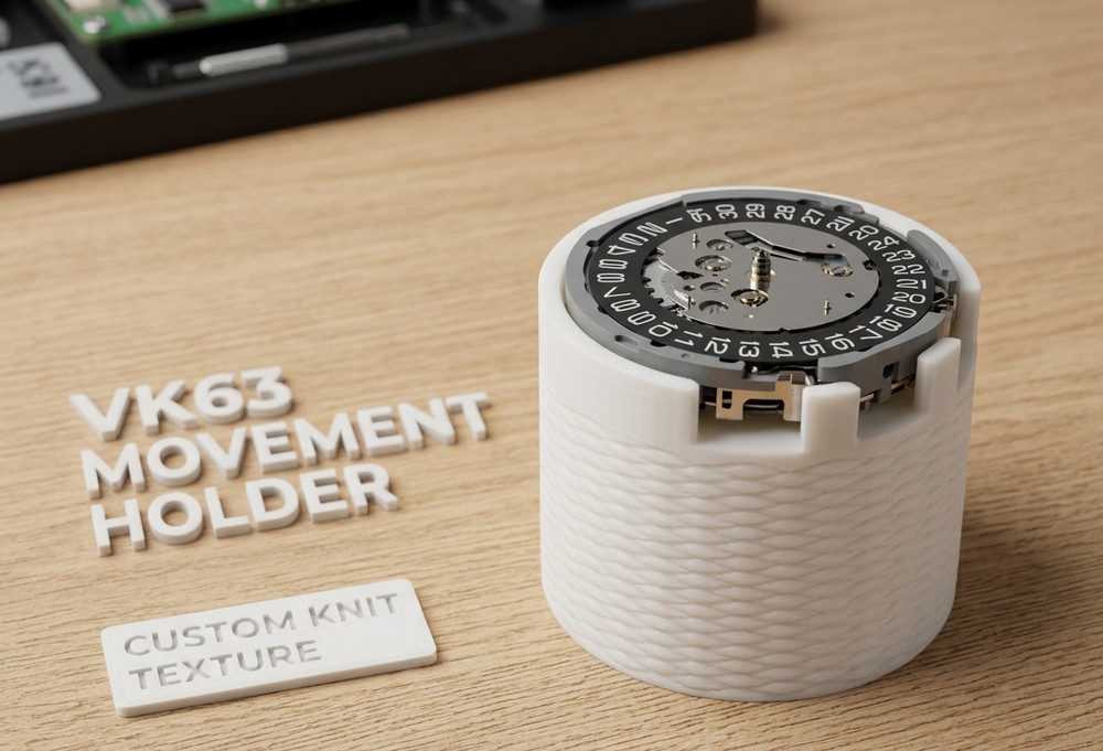 Seiko VK63 Movement Holder 3D-Printed