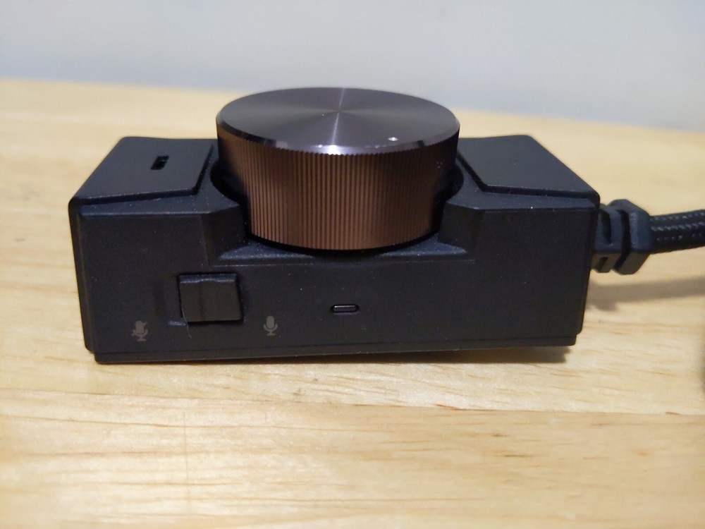 OEM Asus Strix Pro USB Audio Volume Control Box Pod Hub Tested & Working