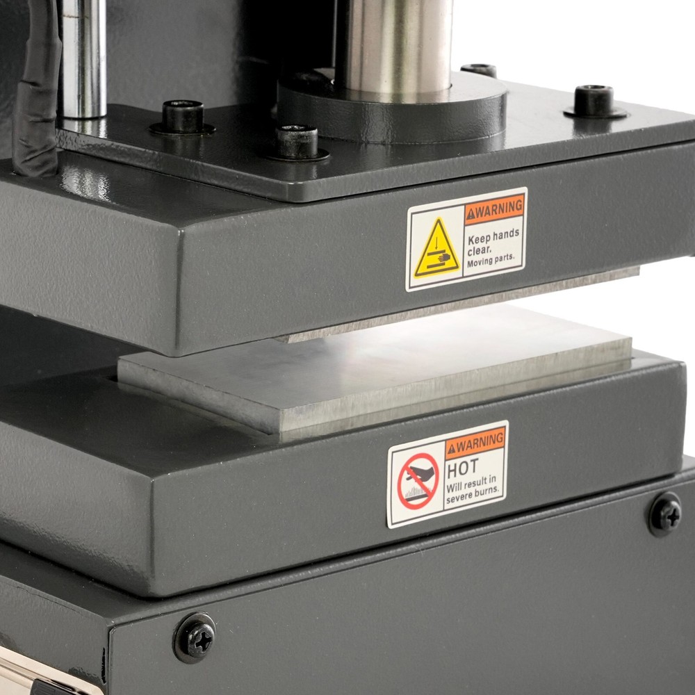Electric Heat Press Machine, 2.5 Ton Force, 4.7" x 2.4" Plates, DripTek