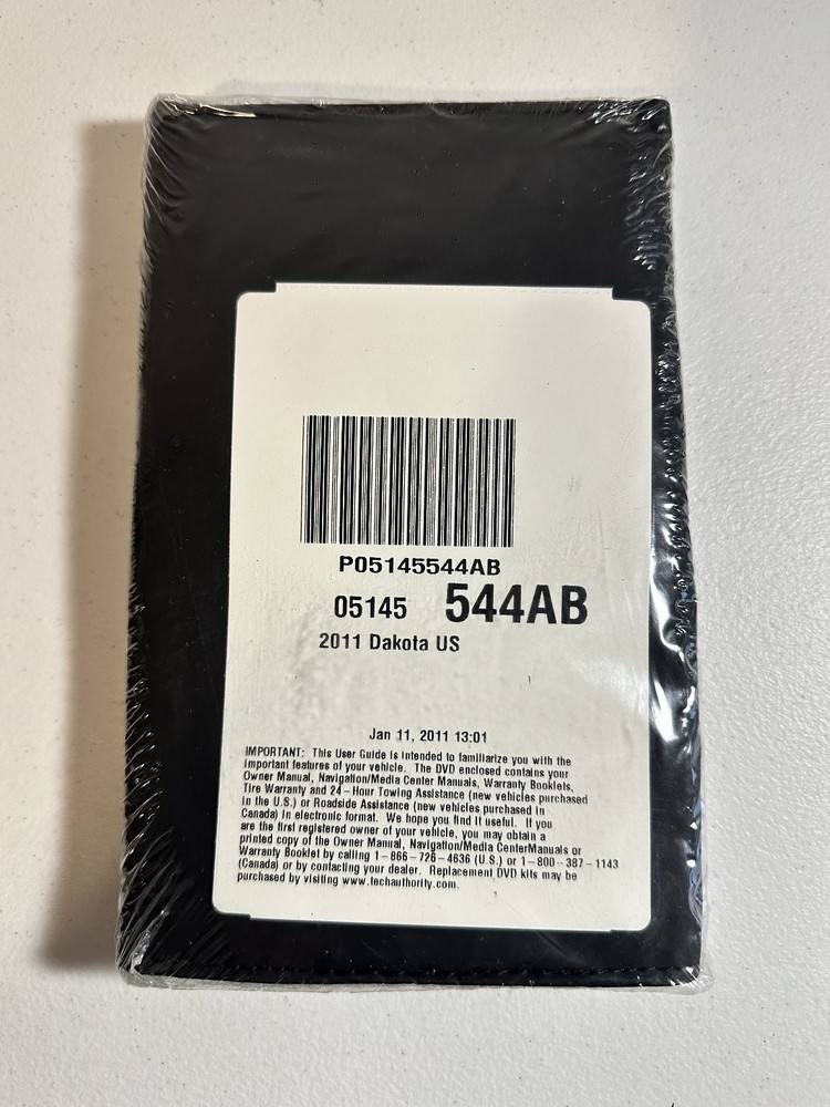 2011 RAM Dakota Owner's Manual Set OEM