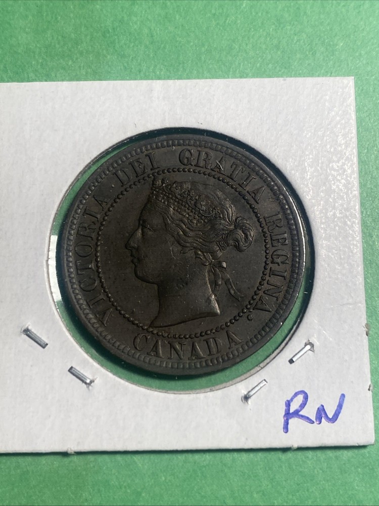 1876-H Canada 1 Cent XF