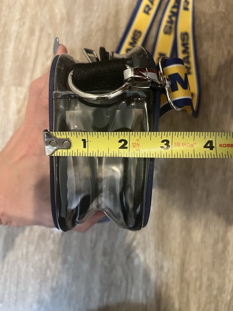 Clear Crossbody LA Rams Logo