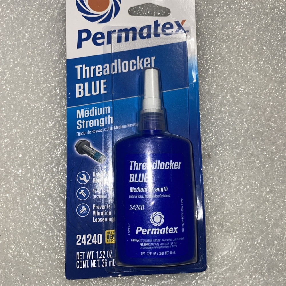 Permatex 24240 Blue Threadlocker  Medium Strength Thread locker