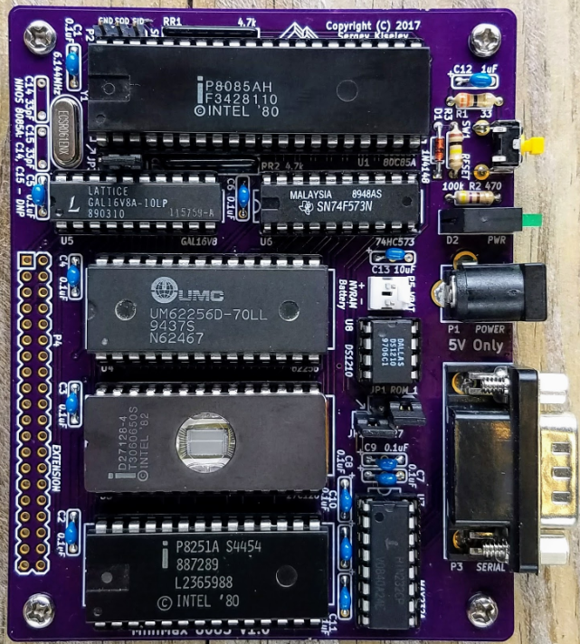 MiniMax 8085 Single Board Computer PCB