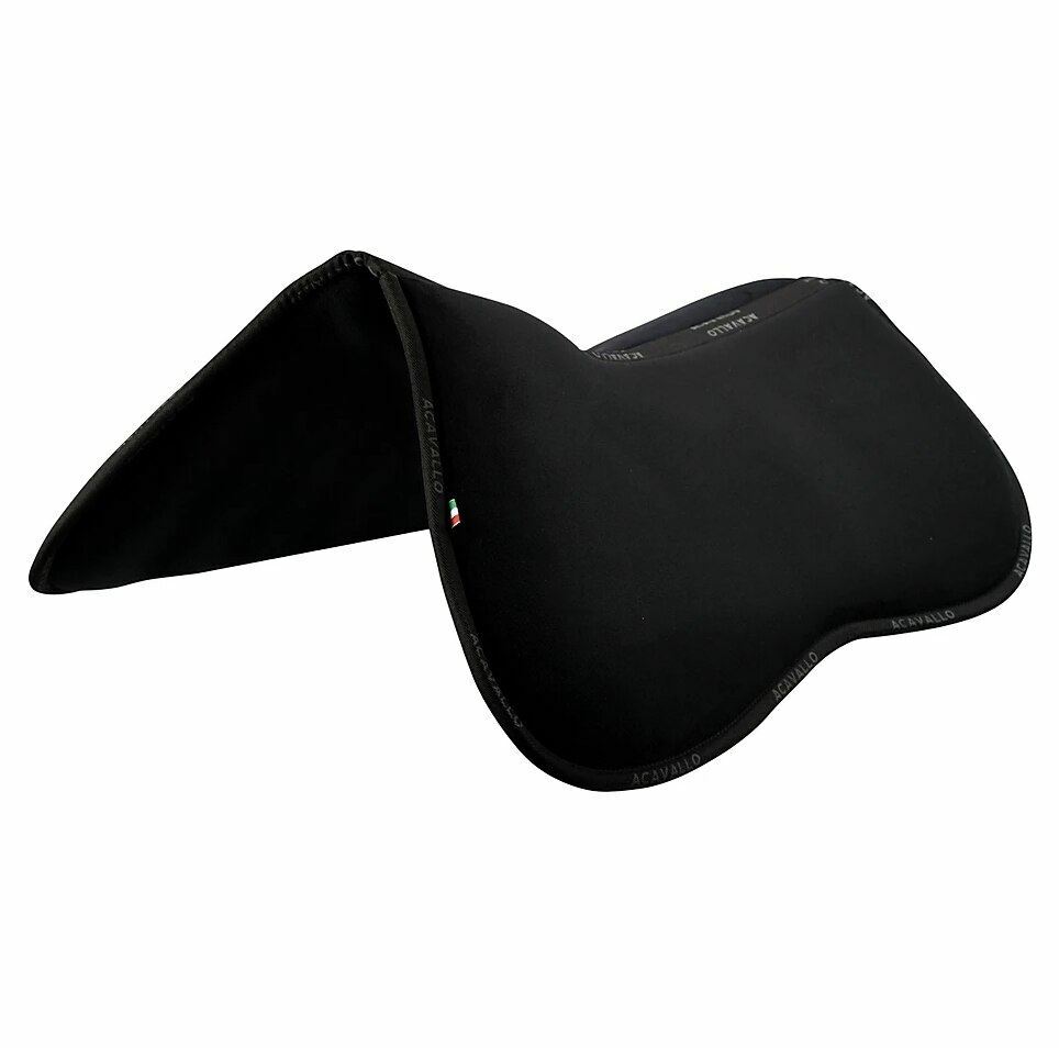 Acavallo Memory Foam Half Pad AC205 - Black