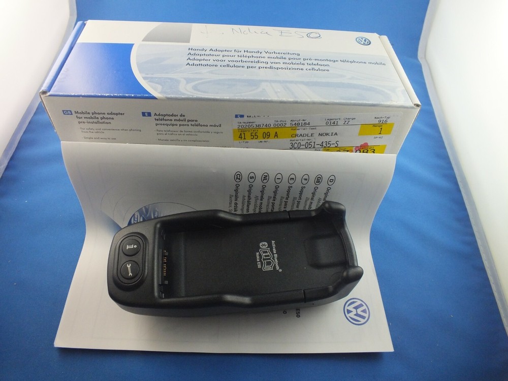 VW Adapter Mobile Phone Holder Mobile Case Nokia E50 E 50 Activate Bluetooth Cradle
