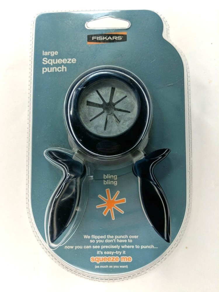 Fiskars Large Squeeze Punch 'bling bling' 1 1/2 in.