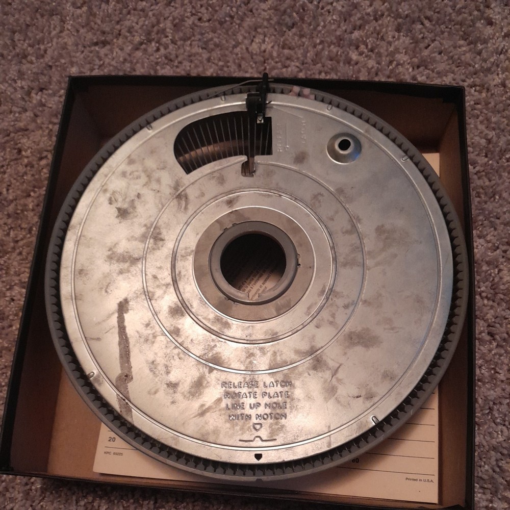 Eastman Kodak Slide Projector Carousel 140 Slide Tray