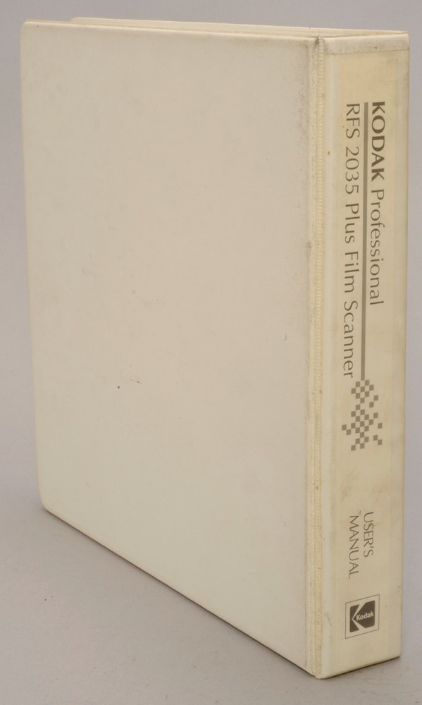 KODAK RFS 2035 SCANNER MANUAL & REFERENCE ITEMS
