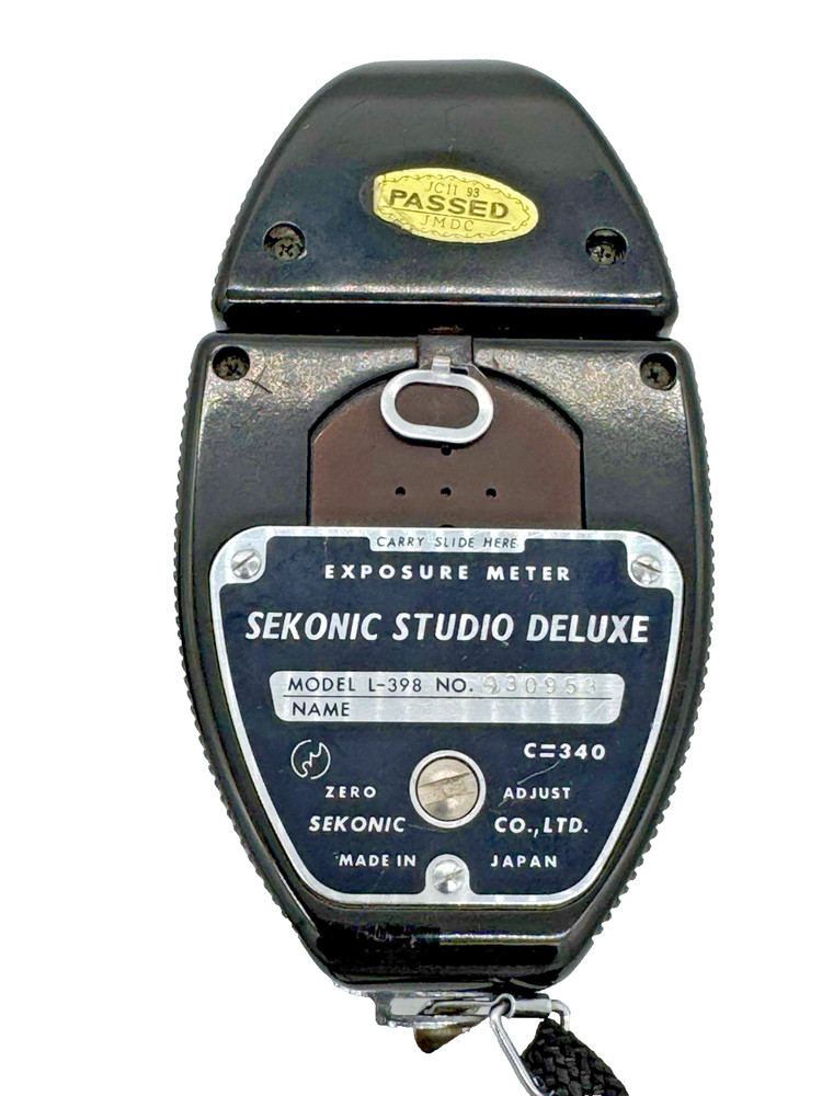 Sekonic Studio Deluxe L-398 Light Meter Exposure w/ Instructions & Case Japan