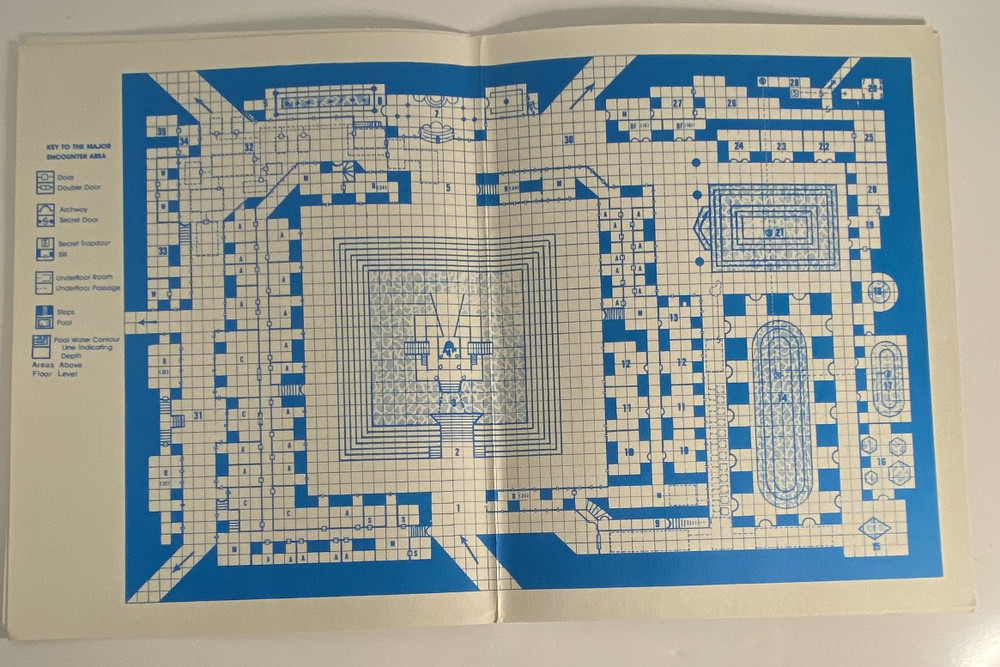 Advanced Dungeons & Dragons Module D1-D2 AD&D Adventure (9059) TSR
