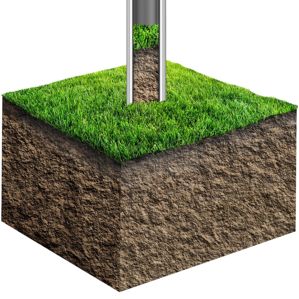 36" Soil Sampler Probe,Stainless Steel Soil Sampler Tool,Soil Core Sample Bag...