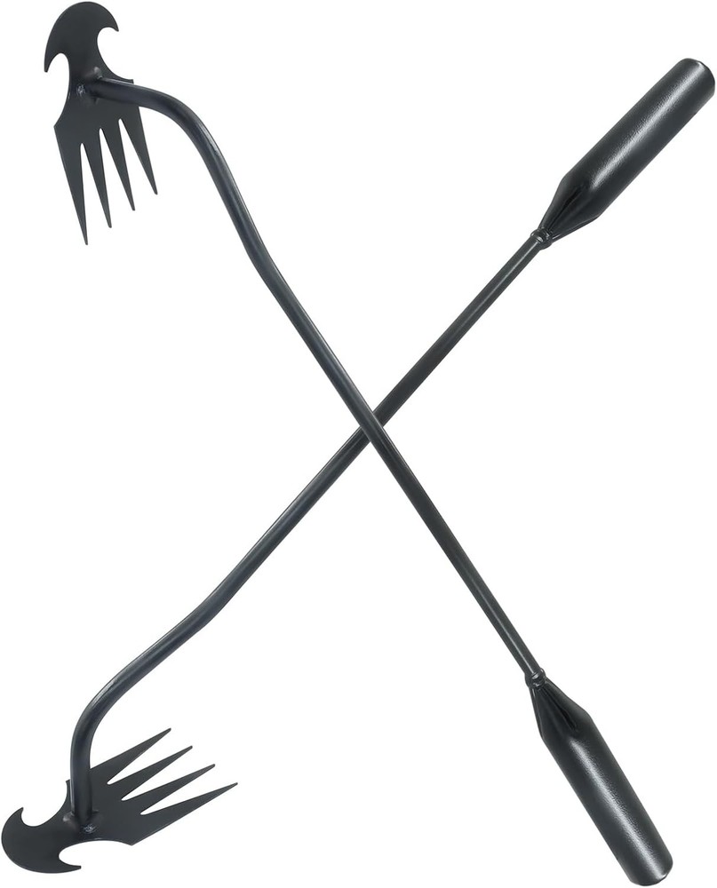2Pcs Weed Puller Tool Garden Uprooting Weed Pulling Tools, 15.7" Portable Stainl