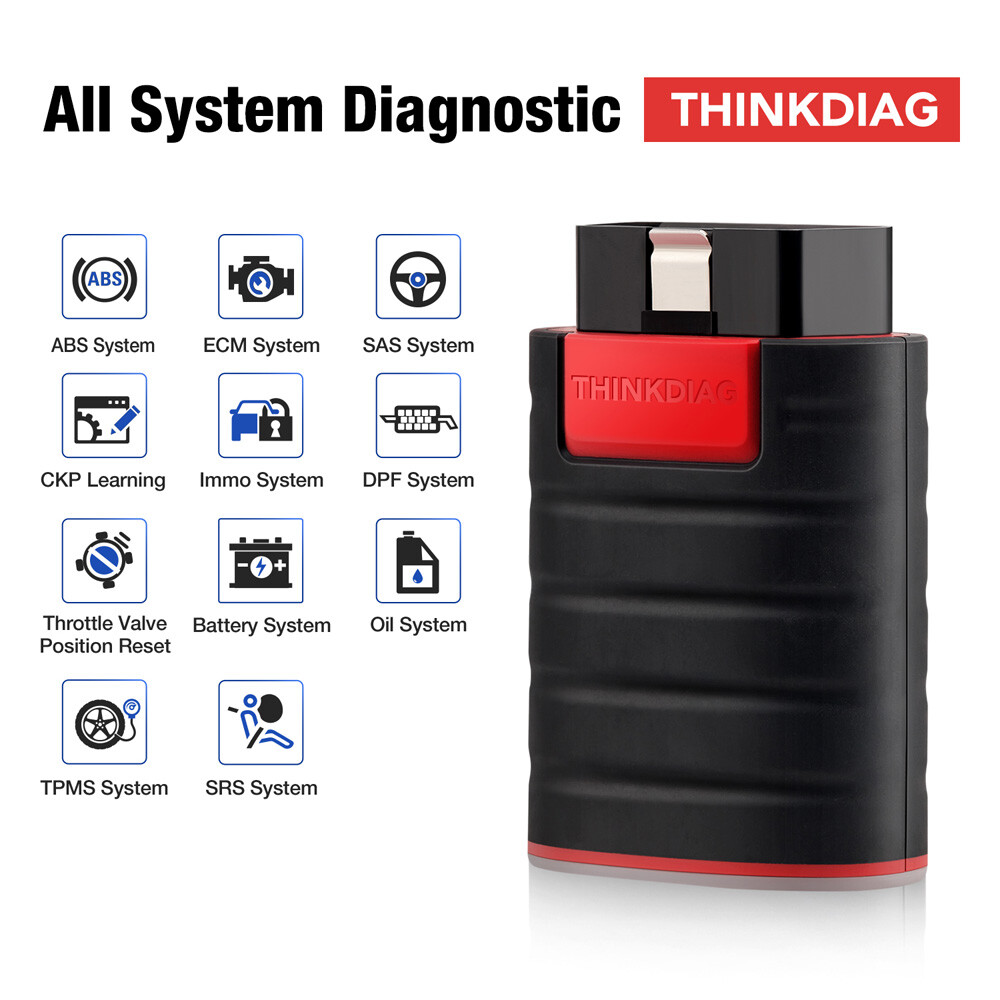 THINKDIAG Bidirectional Diagnostic Tool Full Software Free OBD2 Scanner Old Boot