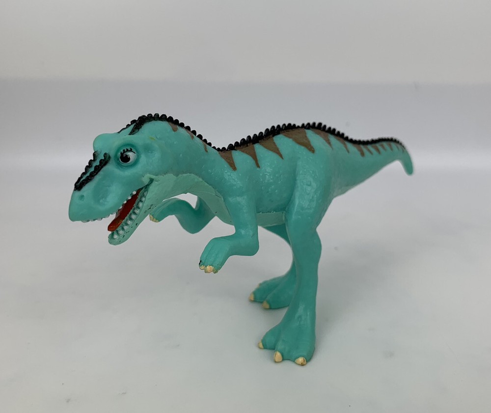 2010 Jim Henson Learning Curve Blue 6.5" Dinosaur Figure