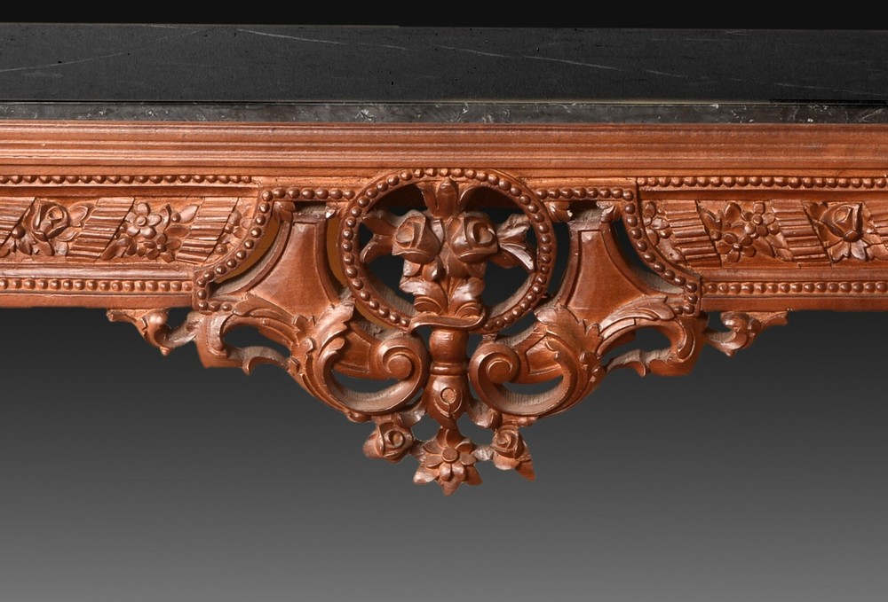 Side table. Wood. 20th century.