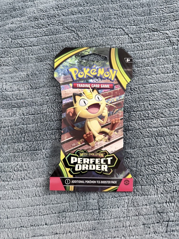 Pokémon TCG: Mega Evolution—Perfect Order Sleeved Booster Pack, 1 Pack Sealed