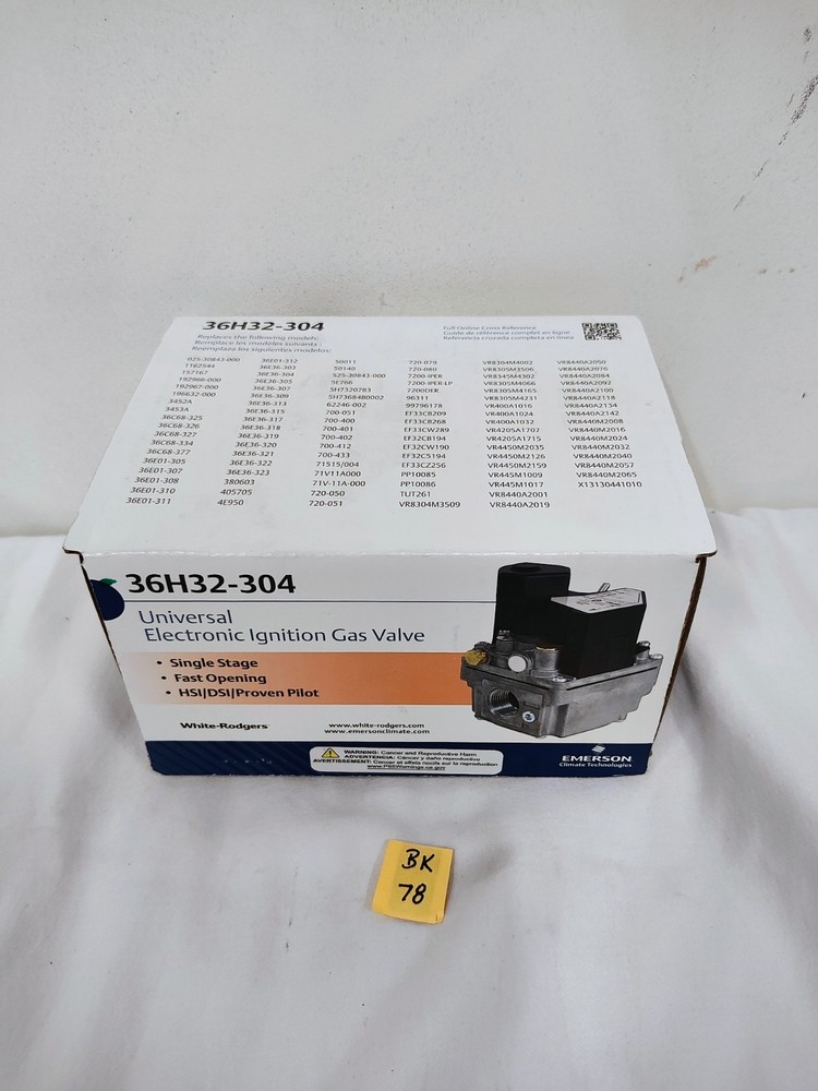 White-Rodgers Model 36H32-304 GAS VALVE