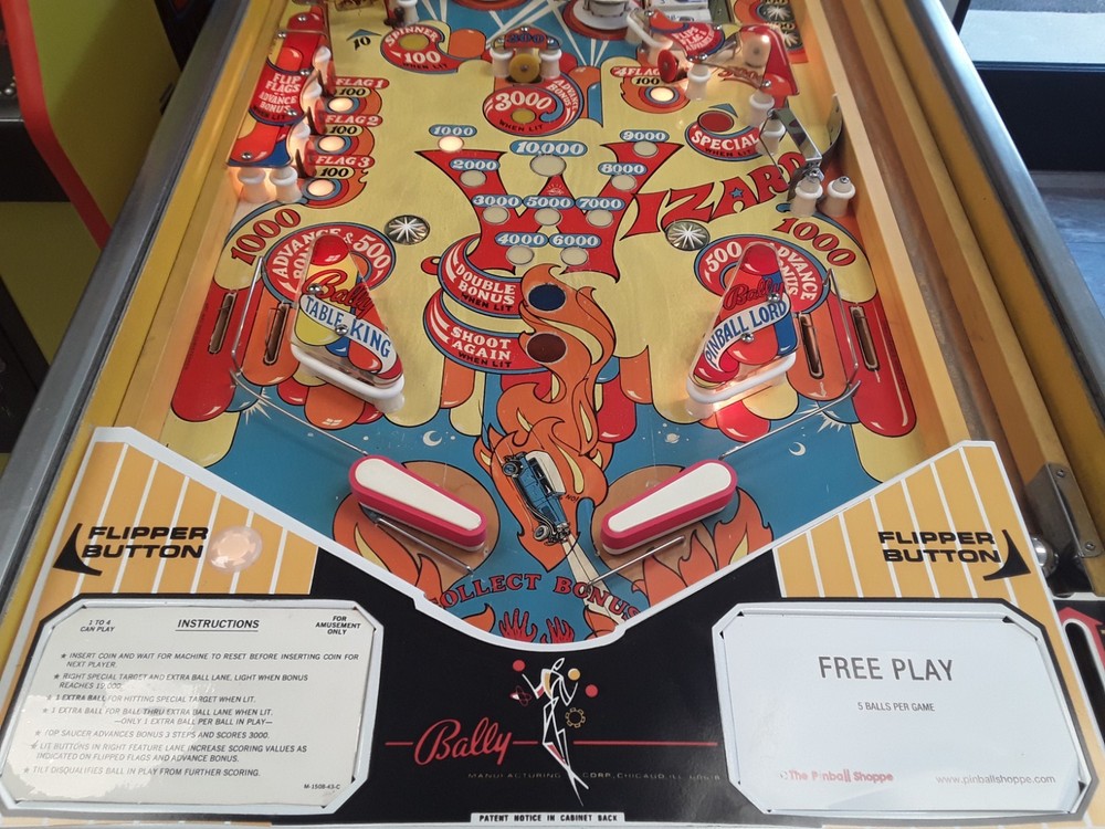 Wizard! by Bally Pinball Machine