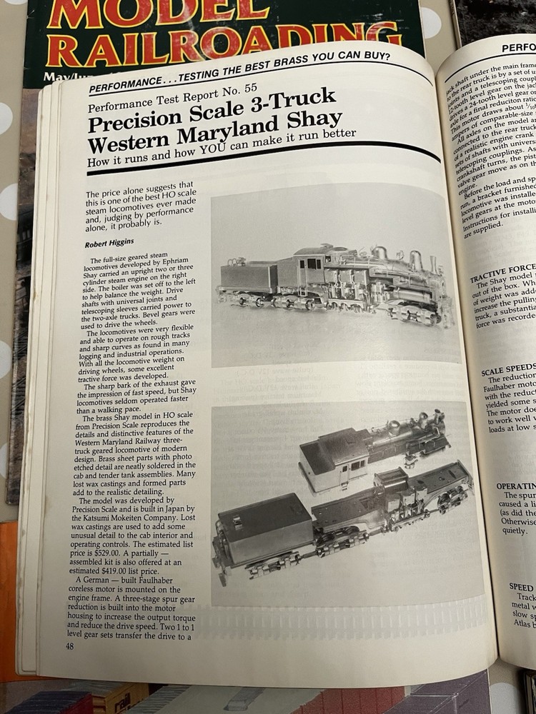 Model Railroading Magazine 1984 Complete 6 Issues Design, Landscape, Instruction