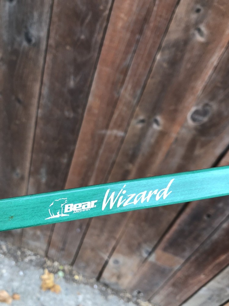 Vintage Archery BEAR Wizard Green Single Bow