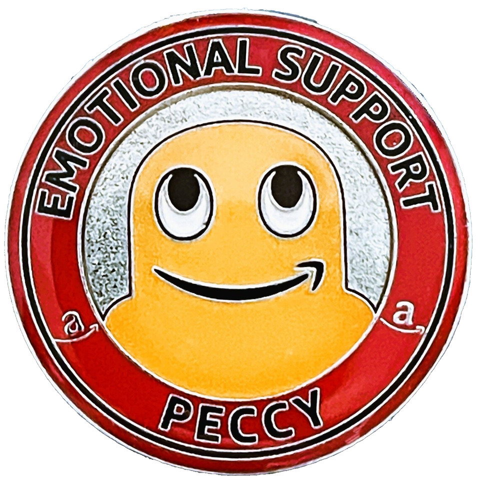 Emotional Support Peccy Amazon Employee Peccy Pin