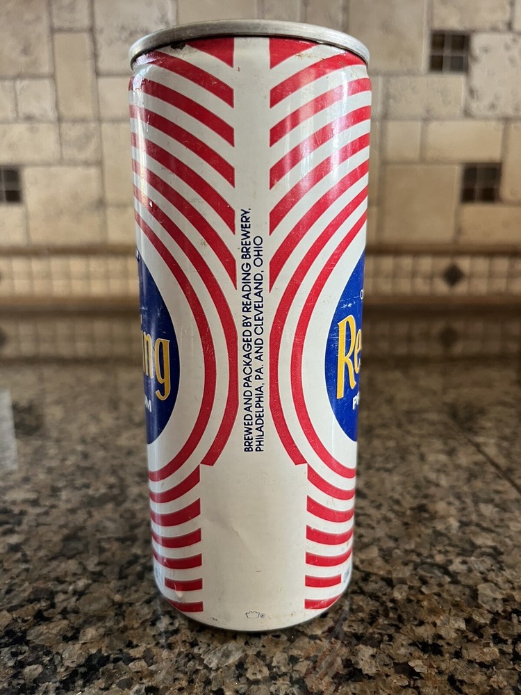 READING Light 16 oz Collector Beer Can by Reading Brewing Co. TAB empty