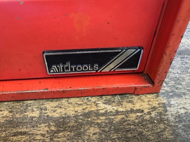 Vintage ATD Tools 3 Drawer Intermediate Middle Tool Box Toolbox With Keys