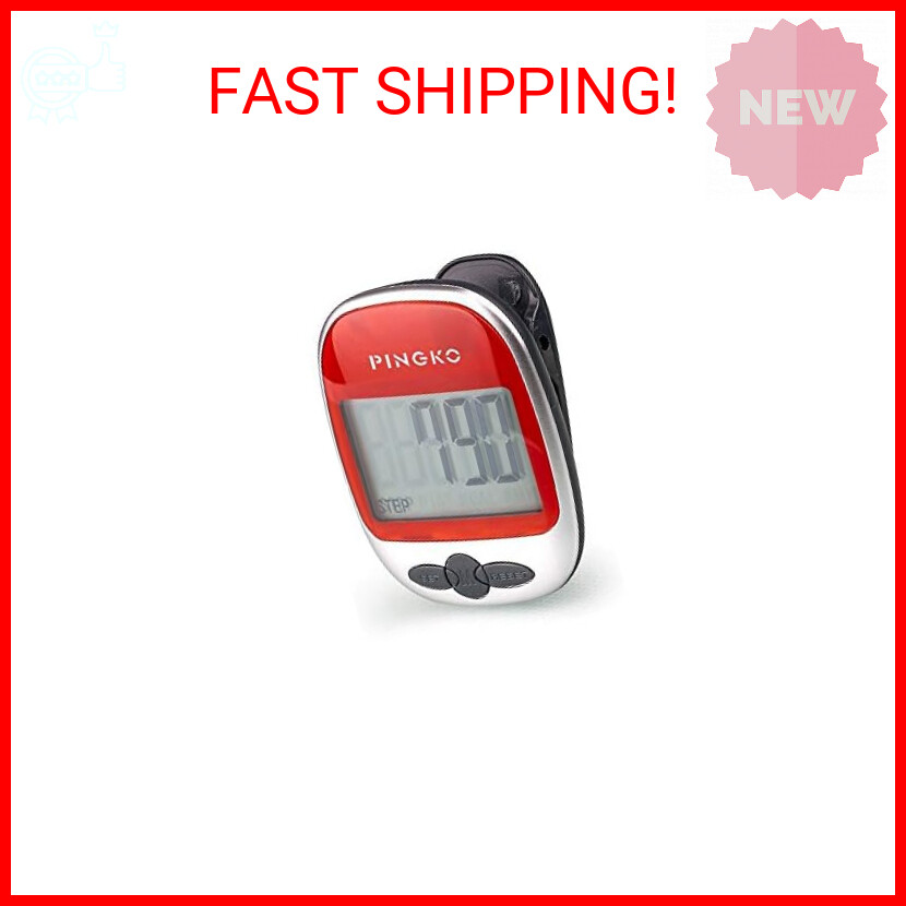 PINGKO Outdoor Multi-Function Portable Sport Pedometer Step/Distance/Calories/Co