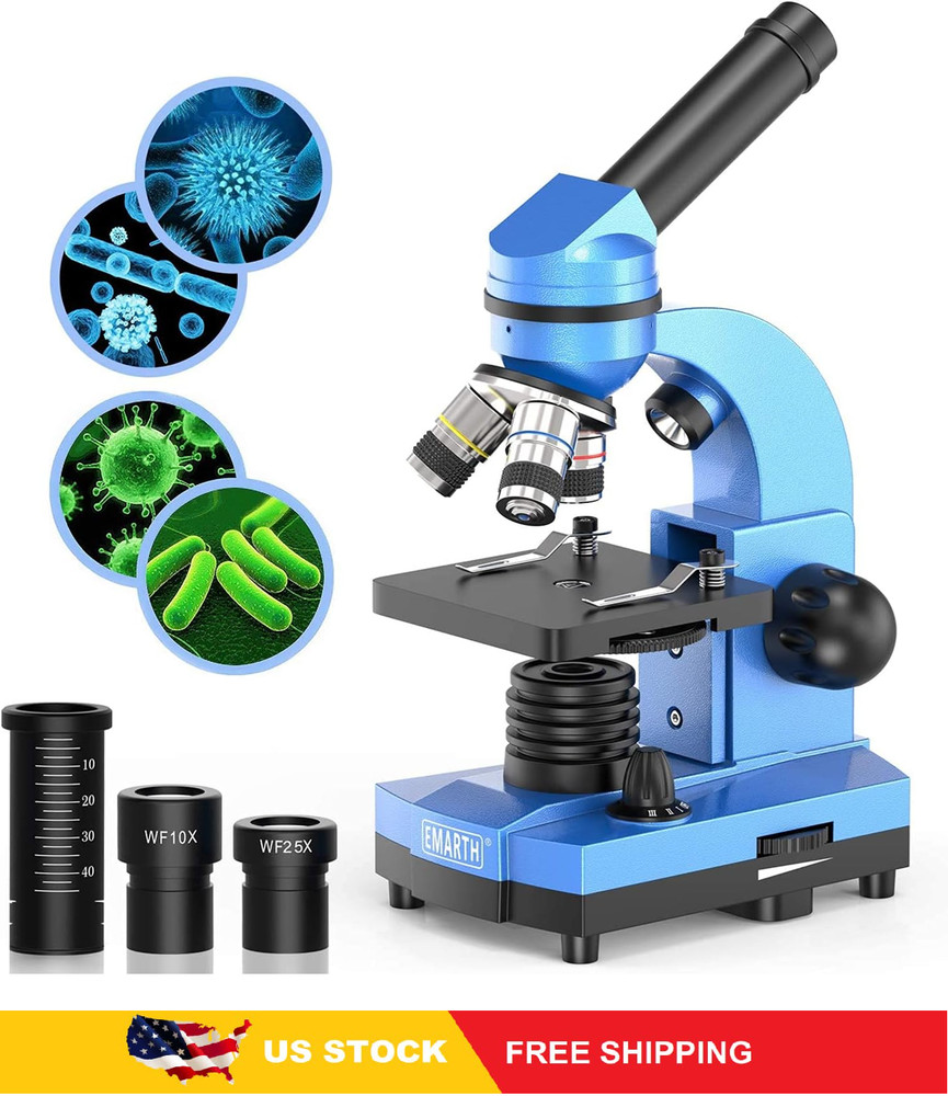 Microscope for Kids Beginners Children Student, 40X- 1000X Compound Microscopes
