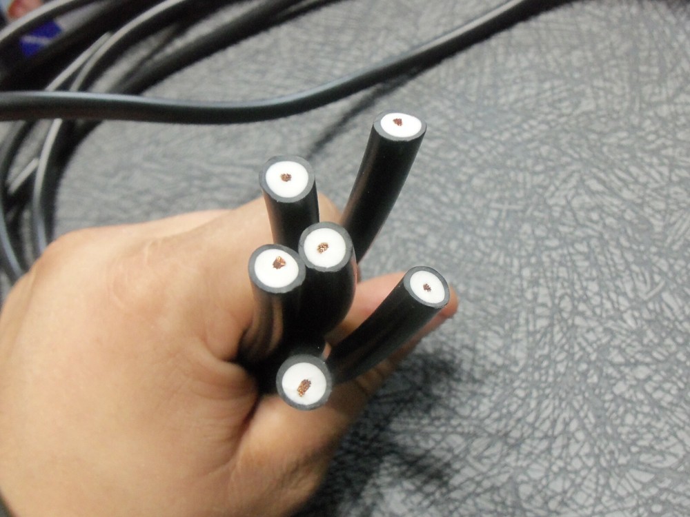 7mm solid copper spark plug ignition wires 6 wires 5 foot long